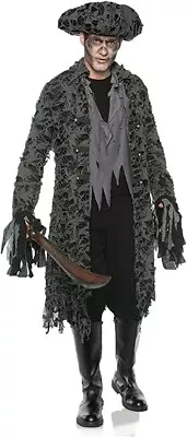 UNDERWRAPS Men's Tattered Ghost Pirate Zombie Costume One Size • $59.99