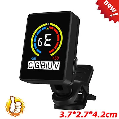 Guitar Tuner Clip Tuner Rechargeable Guitar Tuner For Ukulele Banjo Guitar_NEW^ • $11.61