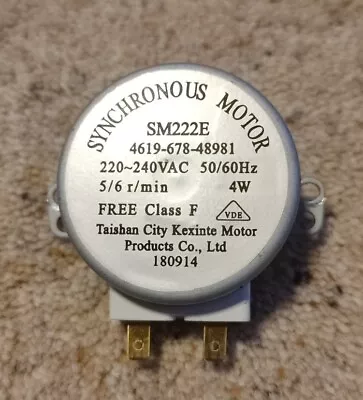 Microwave Oven Turntable Synchronous Motor SM222E Square Shaft • £29.95