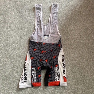 £17.99 • Buy Cycling Bib Shorts Vest Size L Mens Lycra Grey Silver    H