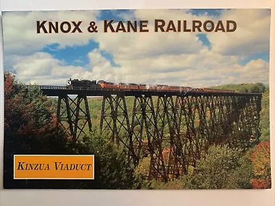 Knox And Kane Railroad Marienville Pennsylvania Mckean County Train Postcard • $3.99