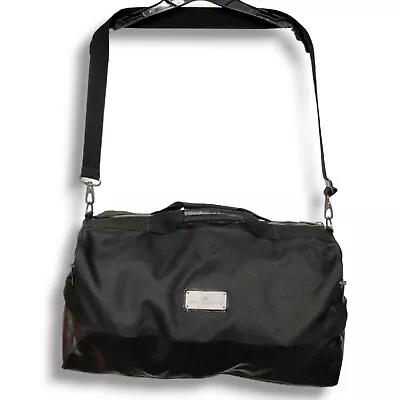Stella McCartney Adidas Squared Gym Duffle Bag Travel Weekender Black Red Lining • $48