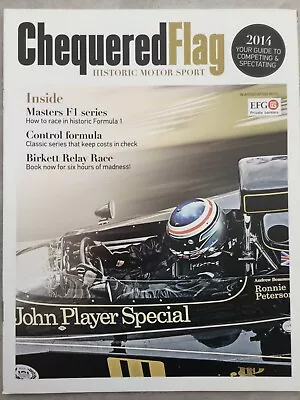 Octane Magazine Supplement - Chequered Flag - 2014 - Masters F1 Birkett Relay • $9.46