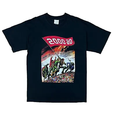 JUDGE DREDD Vintage T Shirt 2000 AD Comic Book Graphic Screen Stars 1993 90s • $37.83