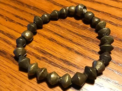 Antique African Trade Metal Bicone Beads Ethiopian Oromo Tribe • $79