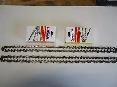 £45.70 • Buy 2 New Carlton Full Chisel .325 .050 78 Drive Links 20  Chainsaw Chain