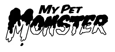 My Pet Monster Vinyl Decal 1986 Movie Cartoon Dvd Vhs Bumper STICKER 80's Cult • $3.75