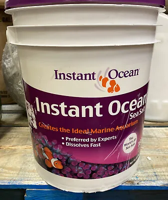 Instant Ocean Sea Salt 48 Lb Bucket For Making 160 Gallons Dissolves Fast • $105