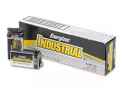 Energizer Industrial Alkaline Battery 9 Volts 12-Pack • $22