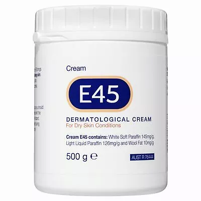 E45 Cream 500g Dermatological Tub For Dry Skin Conditions • $26.85