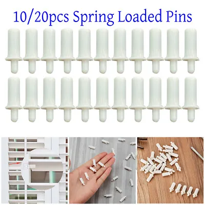 £5.32 • Buy Plantation Shutter Repair Pins Spring Loaded Replacement Pins Louver Repair Pin
