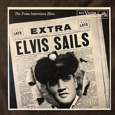 ELVIS PRESLEY Elvis Sails - Original 1958 RCA Interview EP Dog On Top - TOP COPY • $74.99