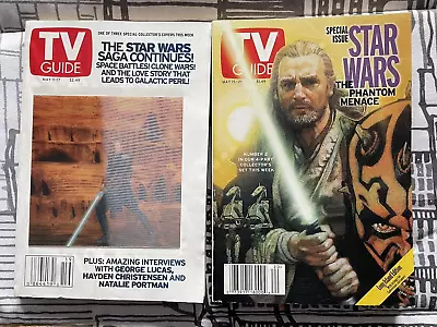 TV Guide (19992022) Star Wars Phantom Menace Attack Of The Clones (Lenticular) • $14.99