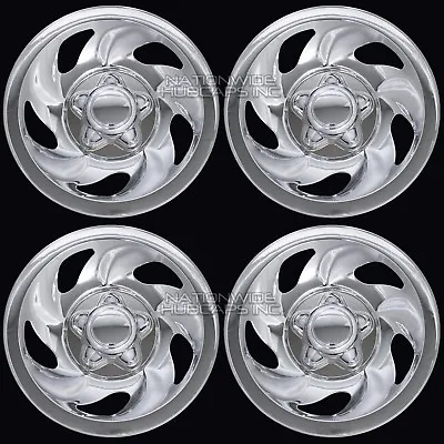 4 F150 Expedition 97-2004 Chrome 16  Wheel Skins Hub Caps Rim Covers Center Hubs • $84.99