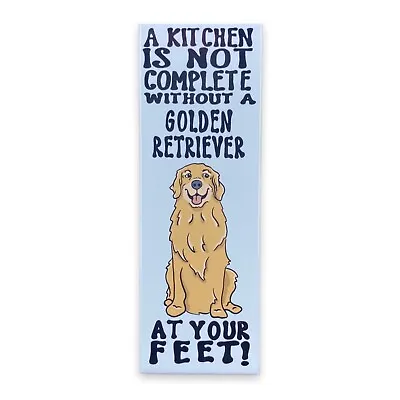 Golden Retriever Dog Magnet Kitchen Pet Portrait Decor Gift 1.5x4.5  • $9