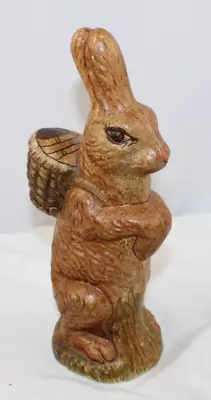 $149.99 • Buy Vintage Vaillancourt Folk Art Sutton MA 1987 #107 Rabbit With Basket 9 3/4 