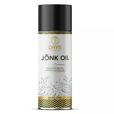 7 DAYS Jonk Hair Oil For Control Hair Fall & Dandruff - 100ml • $27.83