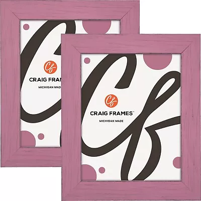 Jasper 1.5  Petticoat Pink Picture Frame Common Sizes 4x5 - 24x36 2-Pack • $40.99