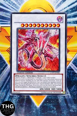 Majestic Red Dragon CT07-EN001 Secret Rare Yugioh Card • $8.08