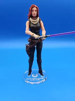 Black Series Mara Jade (Dark Force Rising) Acrylic Base   * NO Toy  Included* • $5