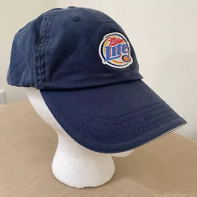 Miller Lite Beer Baseball Cap Hat Blue Star Promotions Adjustable • $12.99