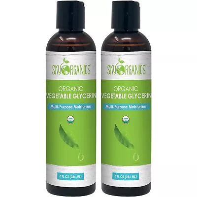 Sky Organics Organic Vegetable Glycerin Non-GMO Kosher USP Grade • $14.25