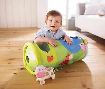 HABA Crawling Roller Inflatable Farm Crawling Roller For Babies RRP £50 • £11.99