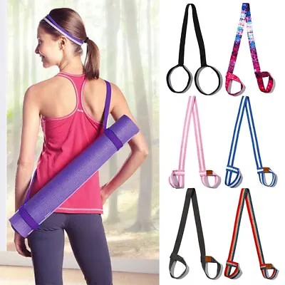 Carry Straps Affordable Belts Yoga Belt Sport Sling Shoulder Yoga Mat Strap • £2.03