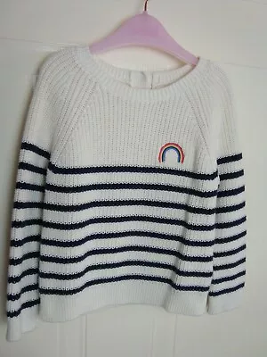 Baby Gap Rainbow Breton Style Jumper Age 18-24 Months • £2