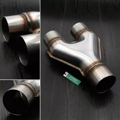 1 Pcs Exhaust Y Pipe Adapter Connector 2.5inch Single To 2.25 Inch Dual • $65.11