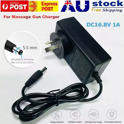 DC 16.8V 1A Lithium Ion Battery Charger Adapter For Massage Gun Power Supply AU • $14.89