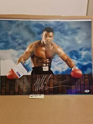 $179.99 • Buy PSA Mike Tyson Boxing Signed 16x20 Photo Autograph W/ COA 