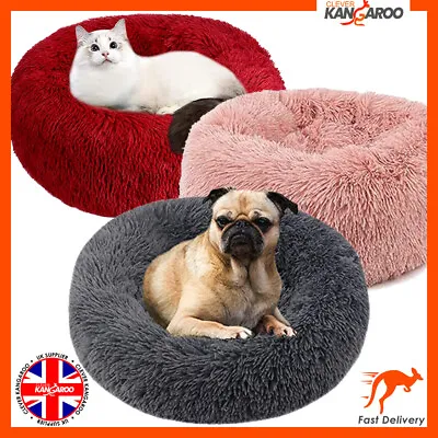 £10.95 • Buy Wuudi Soft Donut Pet Bed, Comfortable Round Pet Bed For Medium Or Small Dogs Cat
