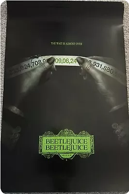 Beetlejuice 2 Movie Theater Poster. D/s 27x40 . Awesome Poster. Great Buy!!!!!!! • $39.99