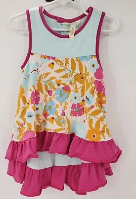 Matilda Jane Fun In The Sun Brilliant Daydream Tank Dress Girls Toddler Size 2 • $31.49