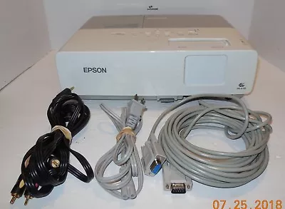 Epson Powerlite 83 LCD Projector Model Emp-83 1024x768 Ethernet VGA RCA S-Video • $145.56