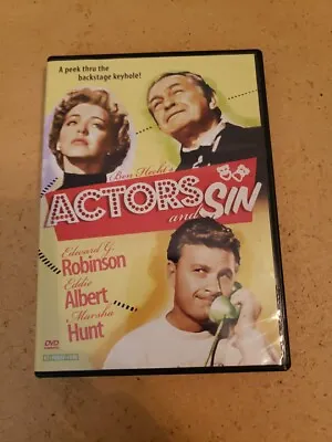 Actors And Sin DVD Edward G. Robinson Eddie Albert Marsha Hunt 1952  • $16