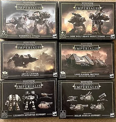 Warhammer 30K Legions Imperialis Epic Warhound Titan Heavy Scout Arvus AND MORE • $189.49