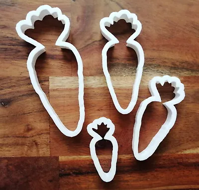 Carrot Cookie Cutter Biscuit Pastry Fondant Vegetable Easter 4 Sizes FD69-72 • £3.55