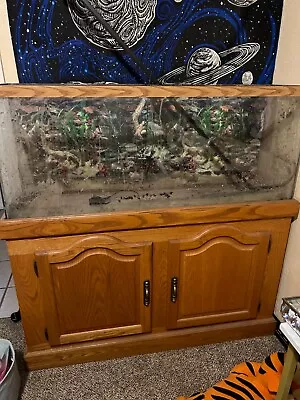 90 Gal Glass Aquarium Tank W Stand • $350