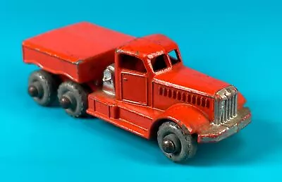 Prime Mover Diamond T Moko Lesney Matchbox #15 GMW Orange Grey Gray Metal Wheels • $1.25