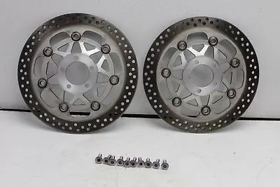 1986 Yamaha Xv700 Virago (#387) Left Right Front Brake Rotor Disc 4.7 • $60