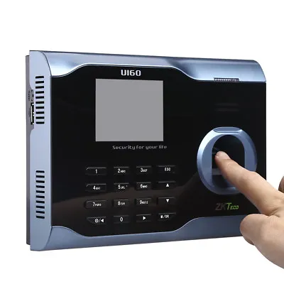 £146.42 • Buy U160 LCD Biometric Fingerprint Scanner Time Clock Check In Out For Office School