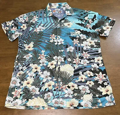 Desigual Hawaiian Shirt Size M Button-Up Floral Print Saint Petersburg New Good • $24.88
