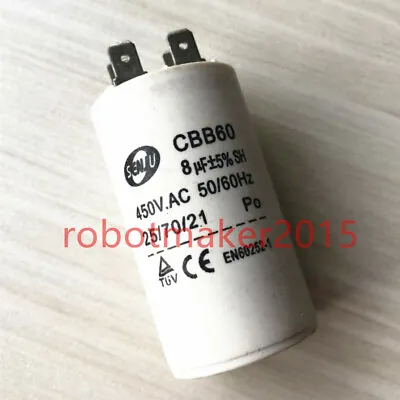 CBB60 4uf 4MFD 450V 450VAC Motor Start Capacitor  4 PINS • $5.59