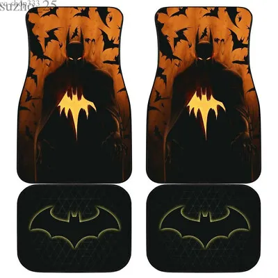 Batman Universal Car Floor Mats Pickup Front / Rear Rugs SUV Rubber Carpets Gift • $56.99