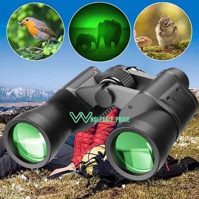 Military Army 100x180 W/ High Power Night Vision Binoculars Goggles Hunting+Case • $49.09