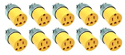 STURGID Pro ARMORED Female Electrical Plug Socket 3-Prong 125V 15A - 10 Pack • $14.98