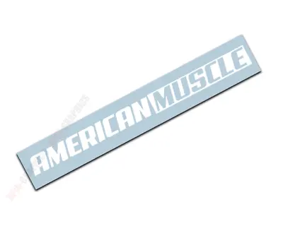 AMERICAN MUSCLE CAR MURICA Windshield Banner Vinyl Decal Sticker USDM • $13.99