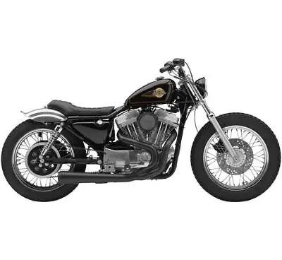 Cobra USA 6471B Black 4  El Diablo 2-Into-1 Exhaust 86-03 Harley Sportster XL • $609.26